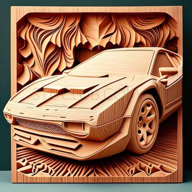 3D модель De Tomaso Mangusta (STL)